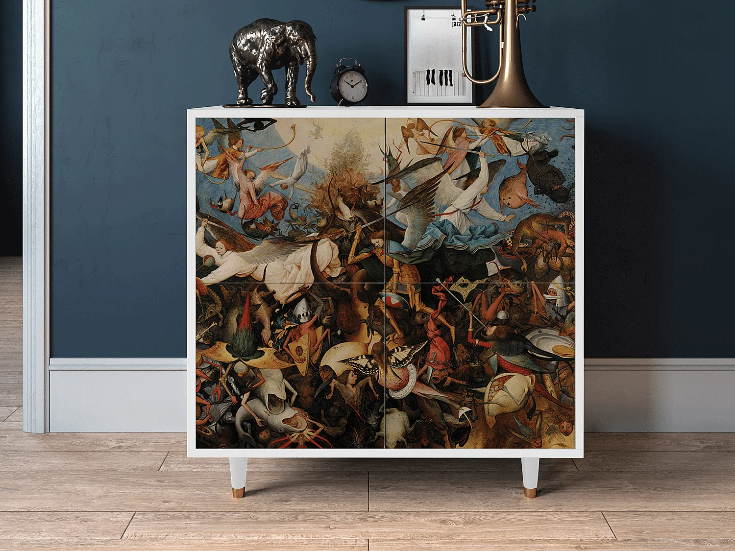 Buffet - 94x96x48 cm - BS3 - The Fall, Blanc