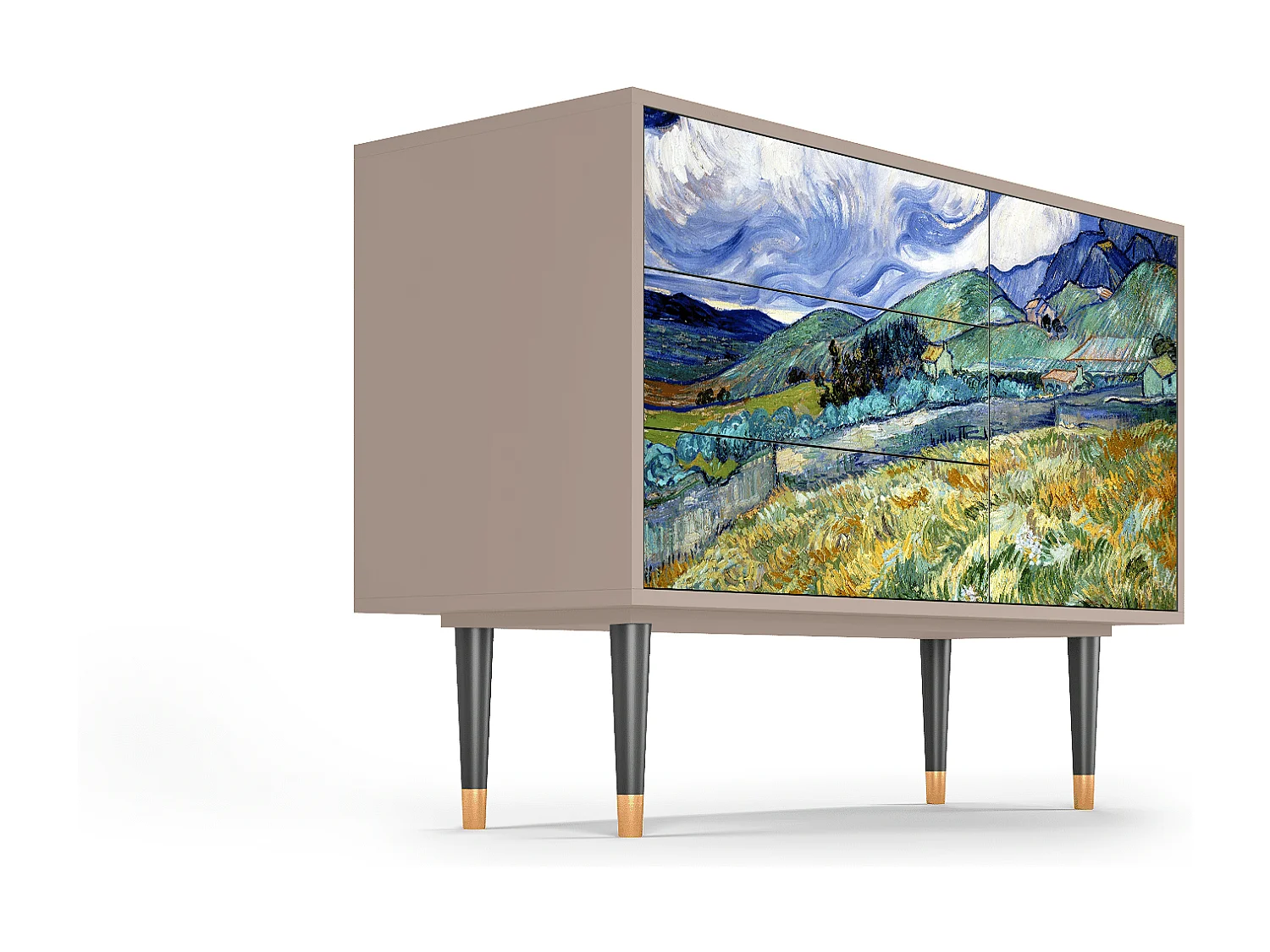 Credenza - 115х84х41 cm - S3 - Landscape, Latte