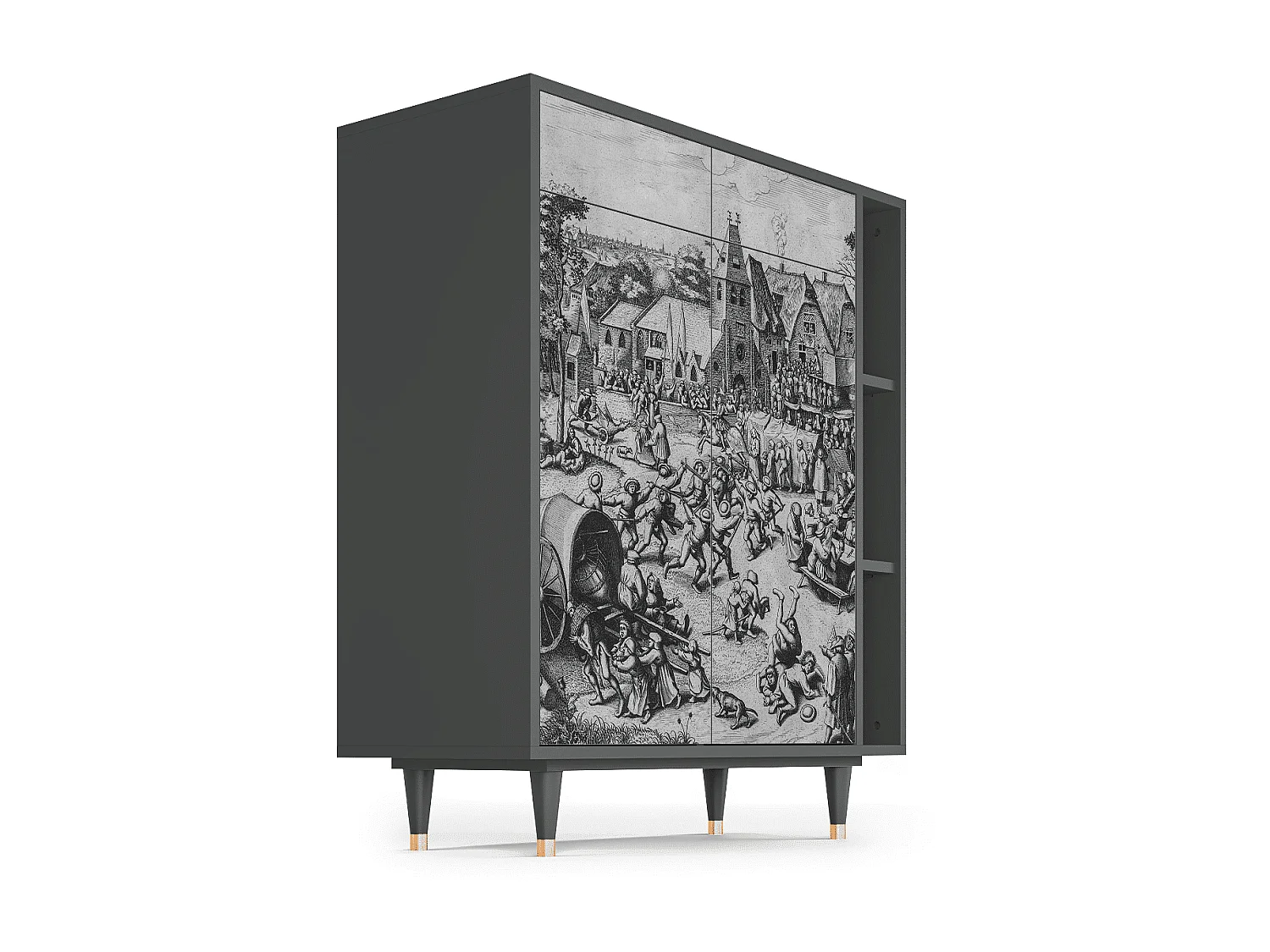 Aparador - 96х110х41 cm - BS6 - The Festival of Saint, Antracite