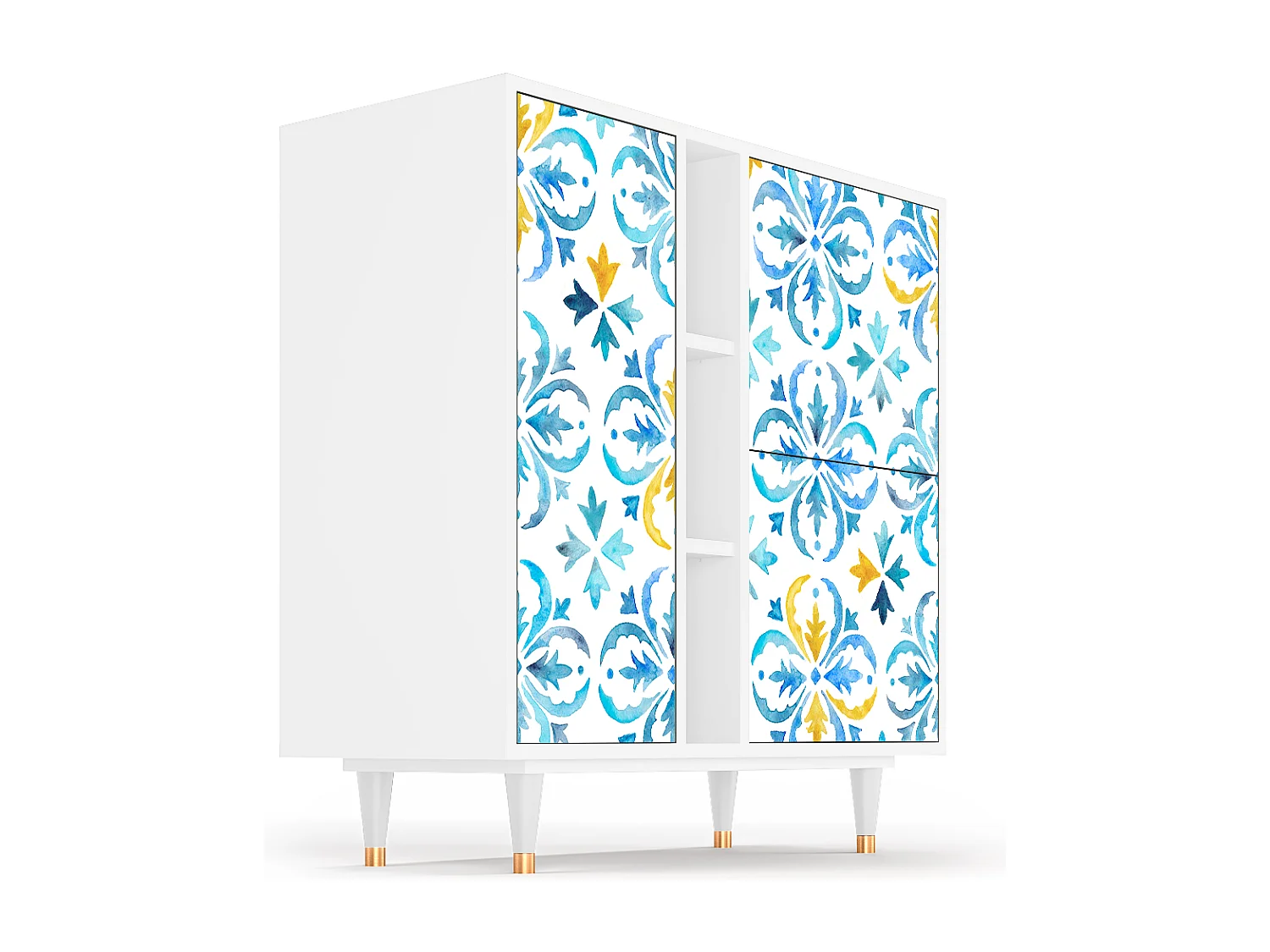 Credenza - 94х96х41 cm - BS5 - Lisbon Flover, Bianco