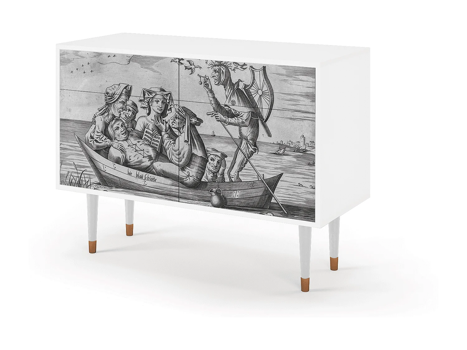 Aparador - 115x85x48 cm - BS4 - Blau Schuyte, Branco