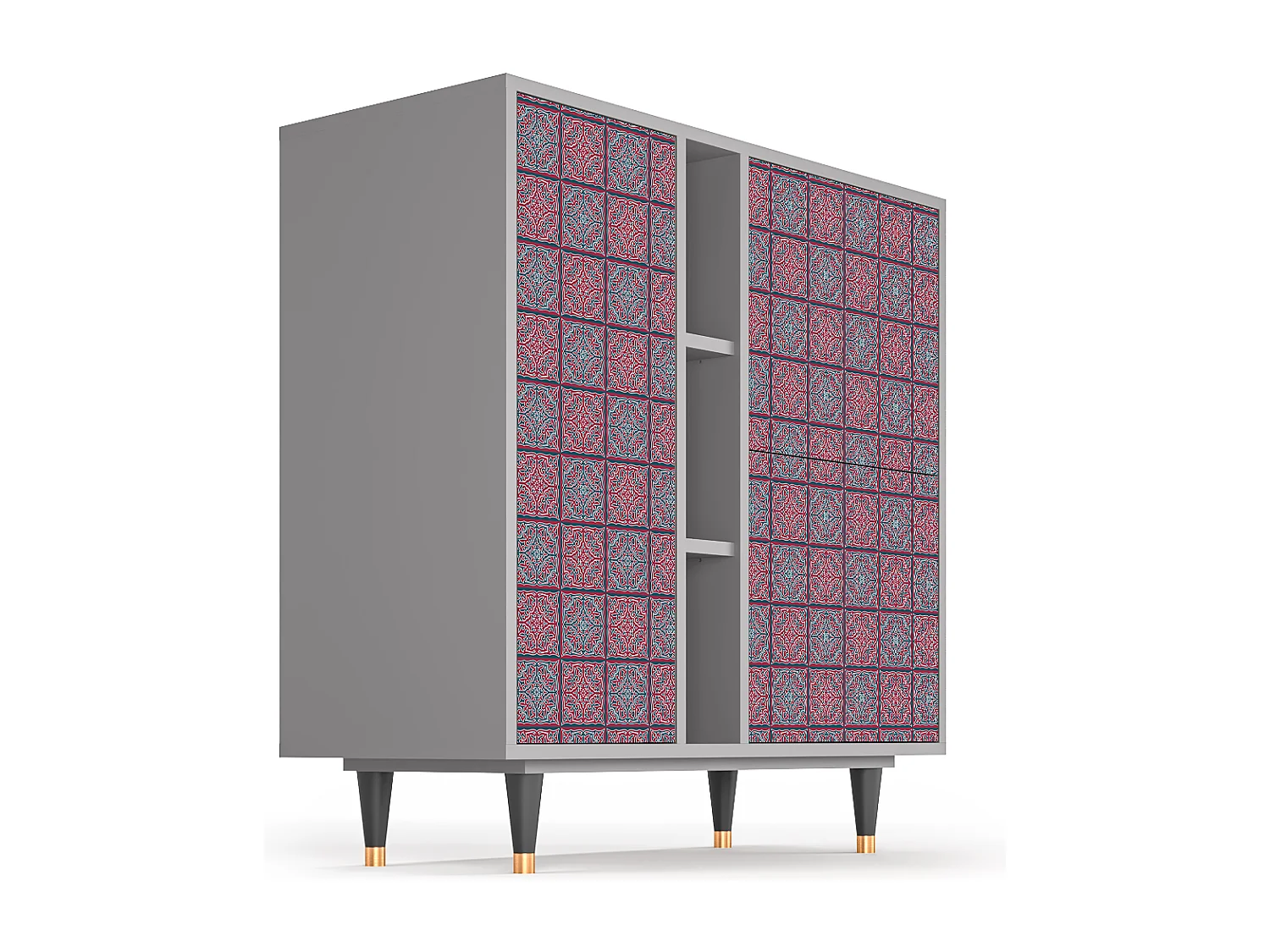 Credenza - 94х96х41 cm - BS5 - Riviera Mosaic, Grigio