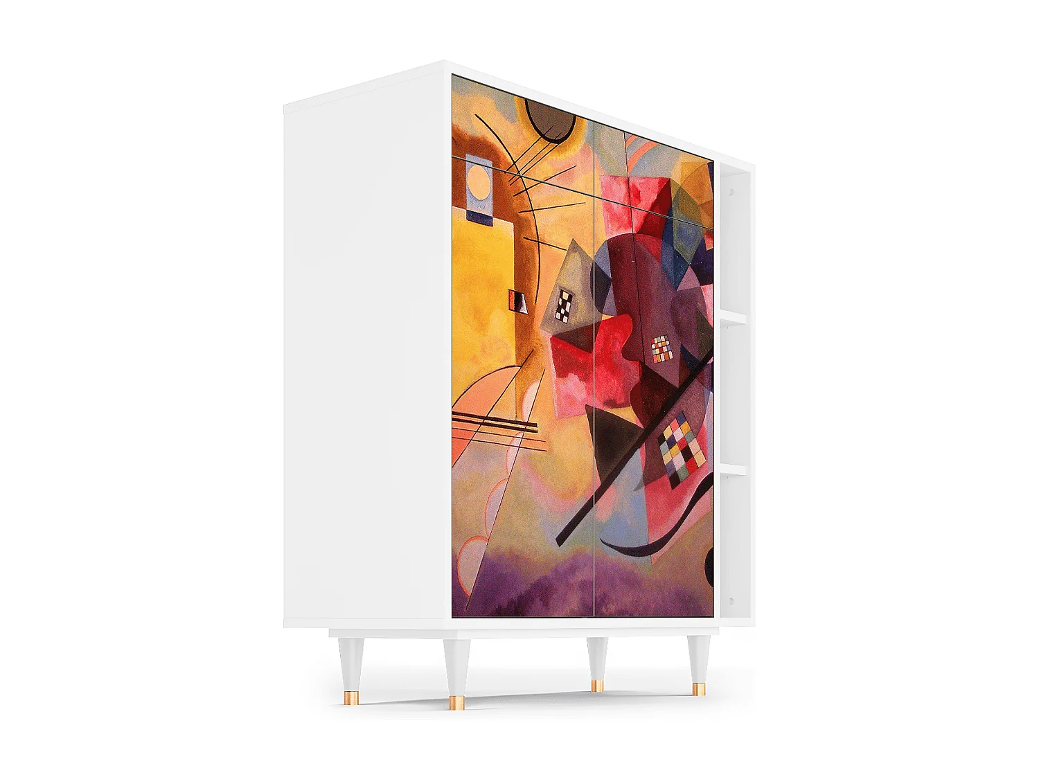 Aparador - 96х110х41 cm - BS6 - Modern Art, Branco