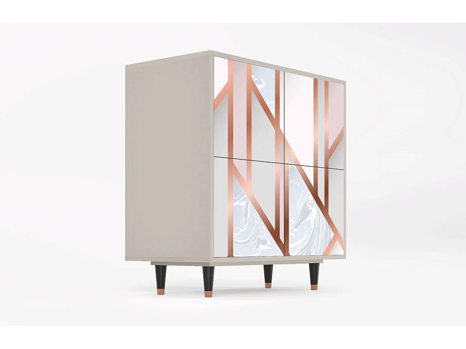 Dressoir - 94x96x48 cm - BS3 - Champagne Story, Zand