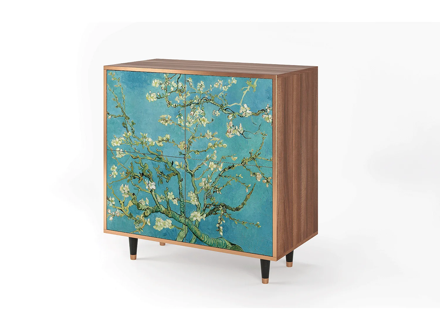 Credenza - 94x96x48 cm - BS3 - Almond Blossom, Noce