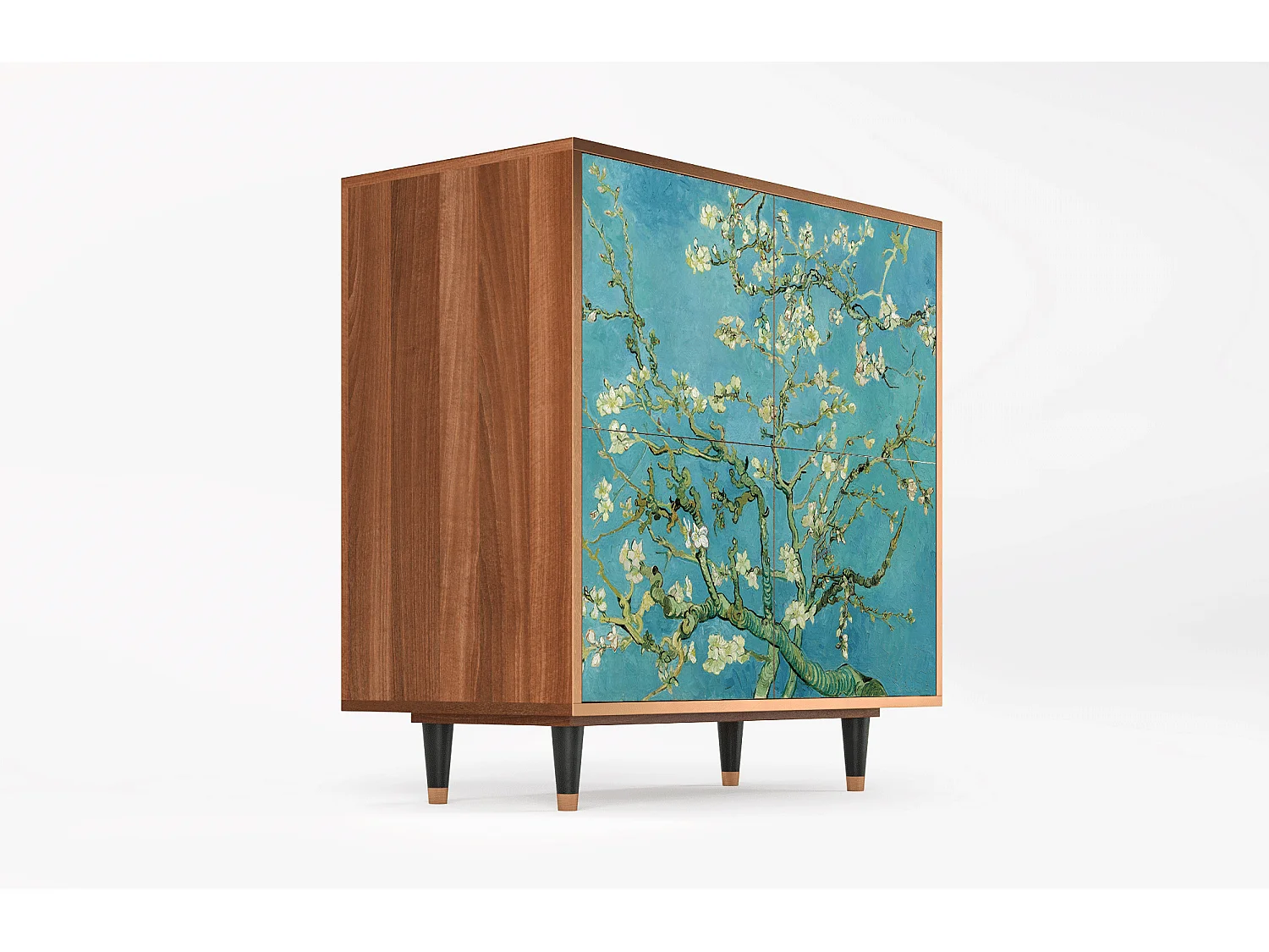 Credenza - 94x96x48 cm - BS3 - Almond Blossom, Noce