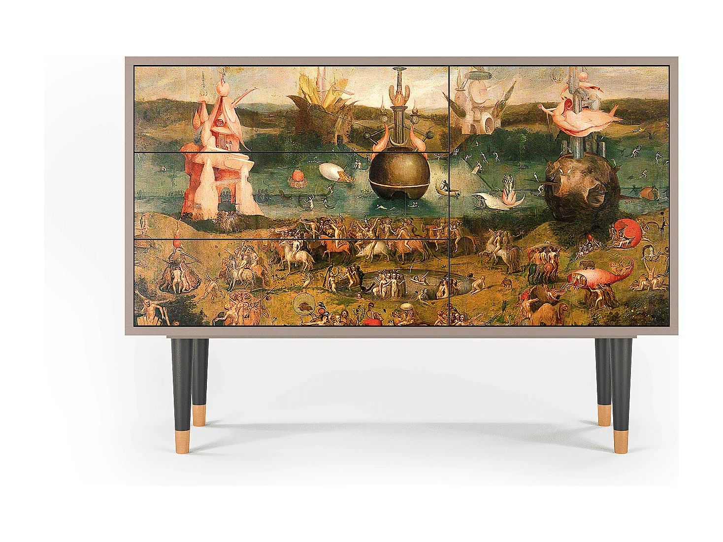 Kredens - 115х84х41 cm - S3 - Garden of Delights , Piaskowy