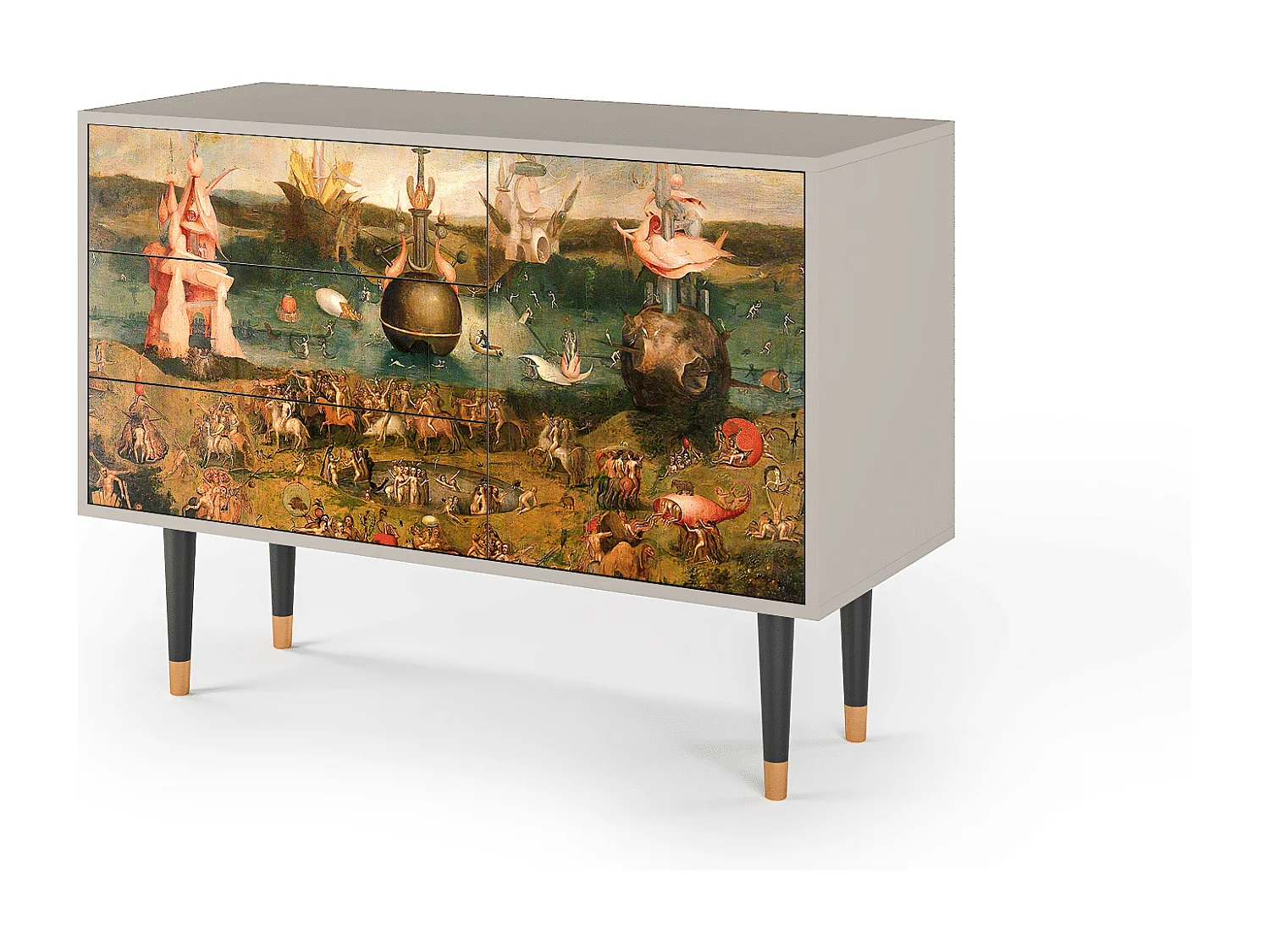 Kredens - 115х84х41 cm - S3 - Garden of Delights , Piaskowy