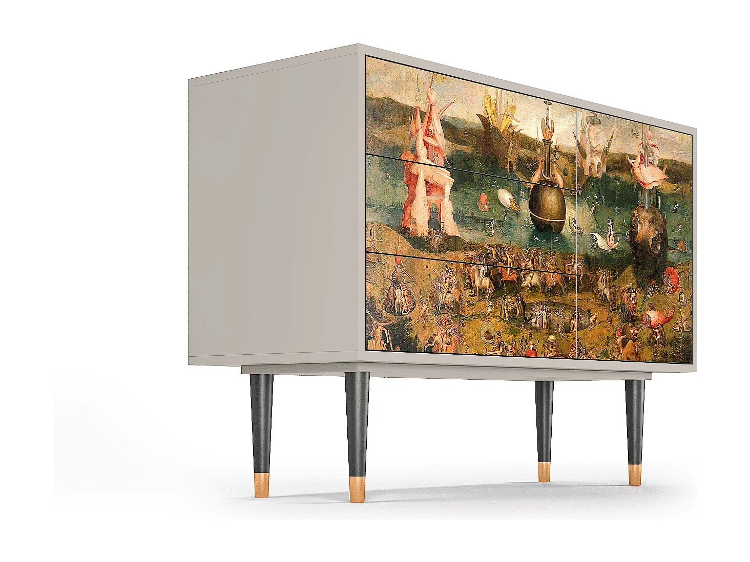 Kredens - 115х84х41 cm - S3 - Garden of Delights , Piaskowy