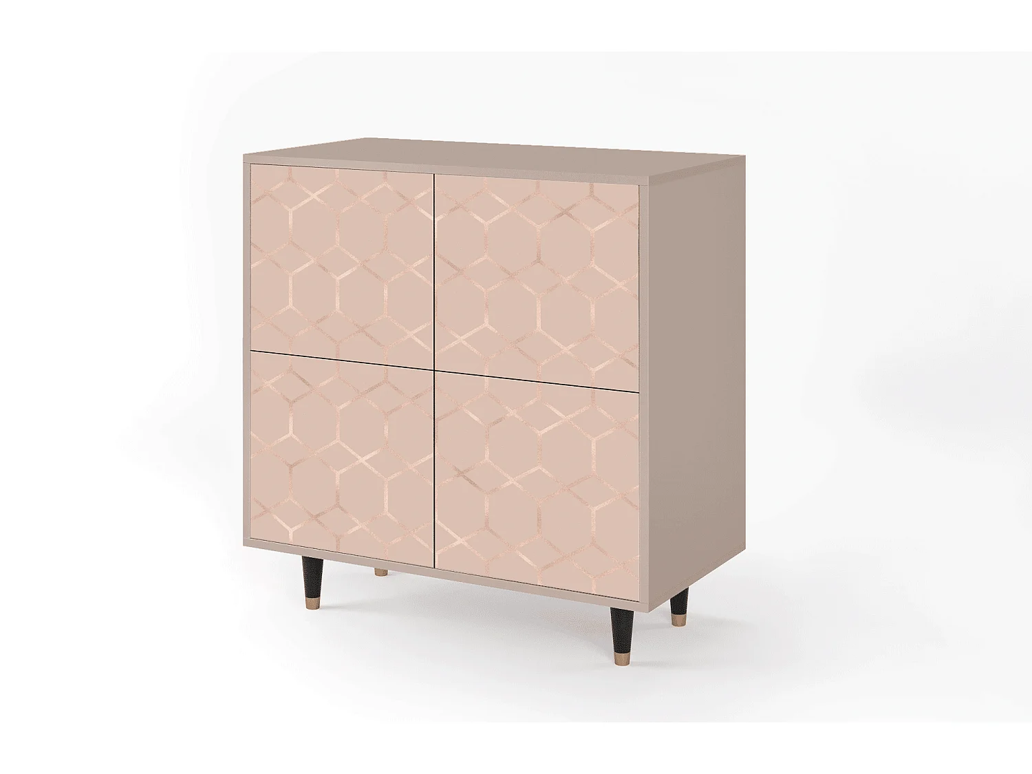 Buffet - 94x96x48 cm - BS3 - Rose Honeycomb, Latte