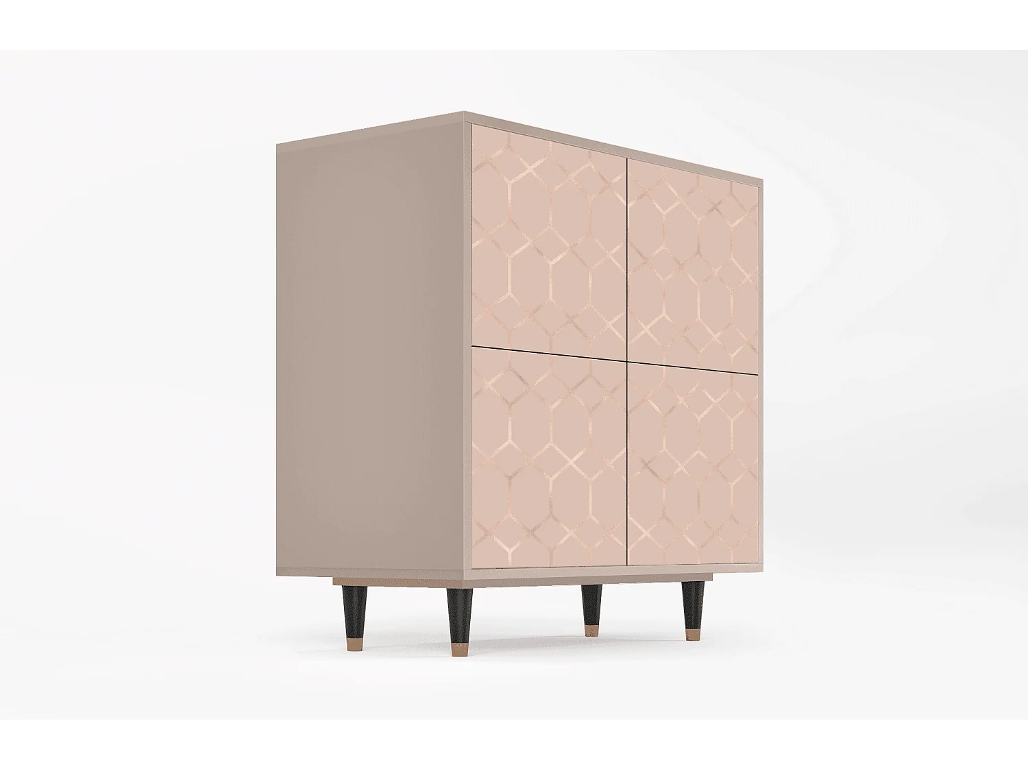 Buffet - 94x96x48 cm - BS3 - Rose Honeycomb, Latte