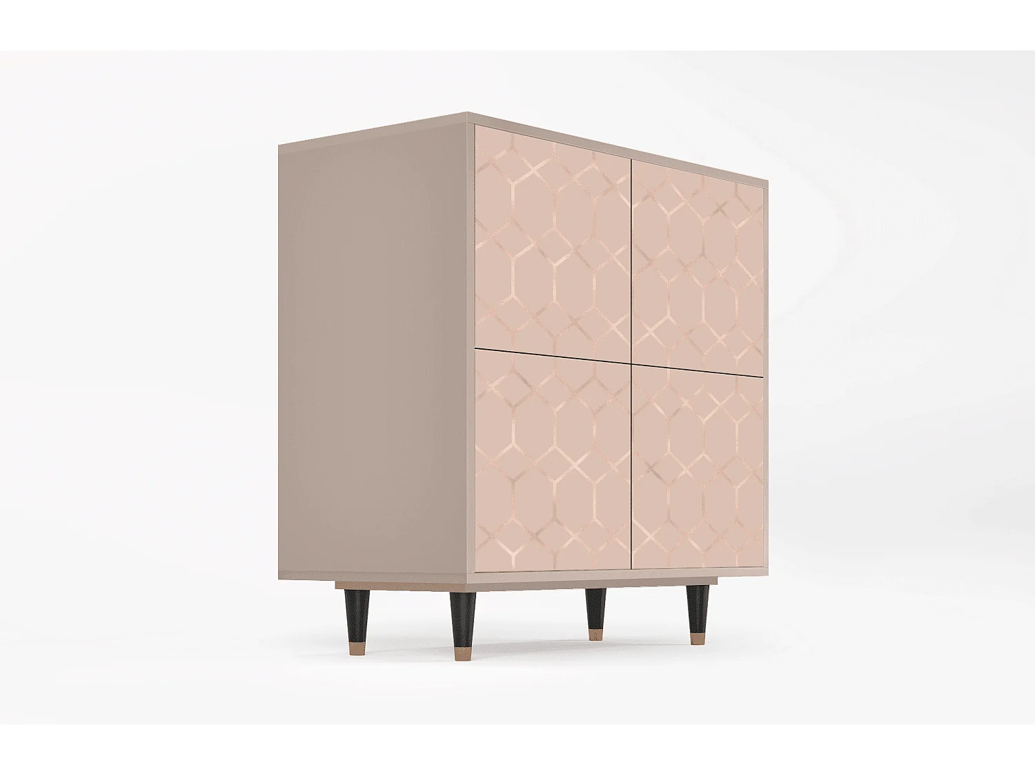 Buffet - 94x96x48 cm - BS3 - Rose Honeycomb, Latte