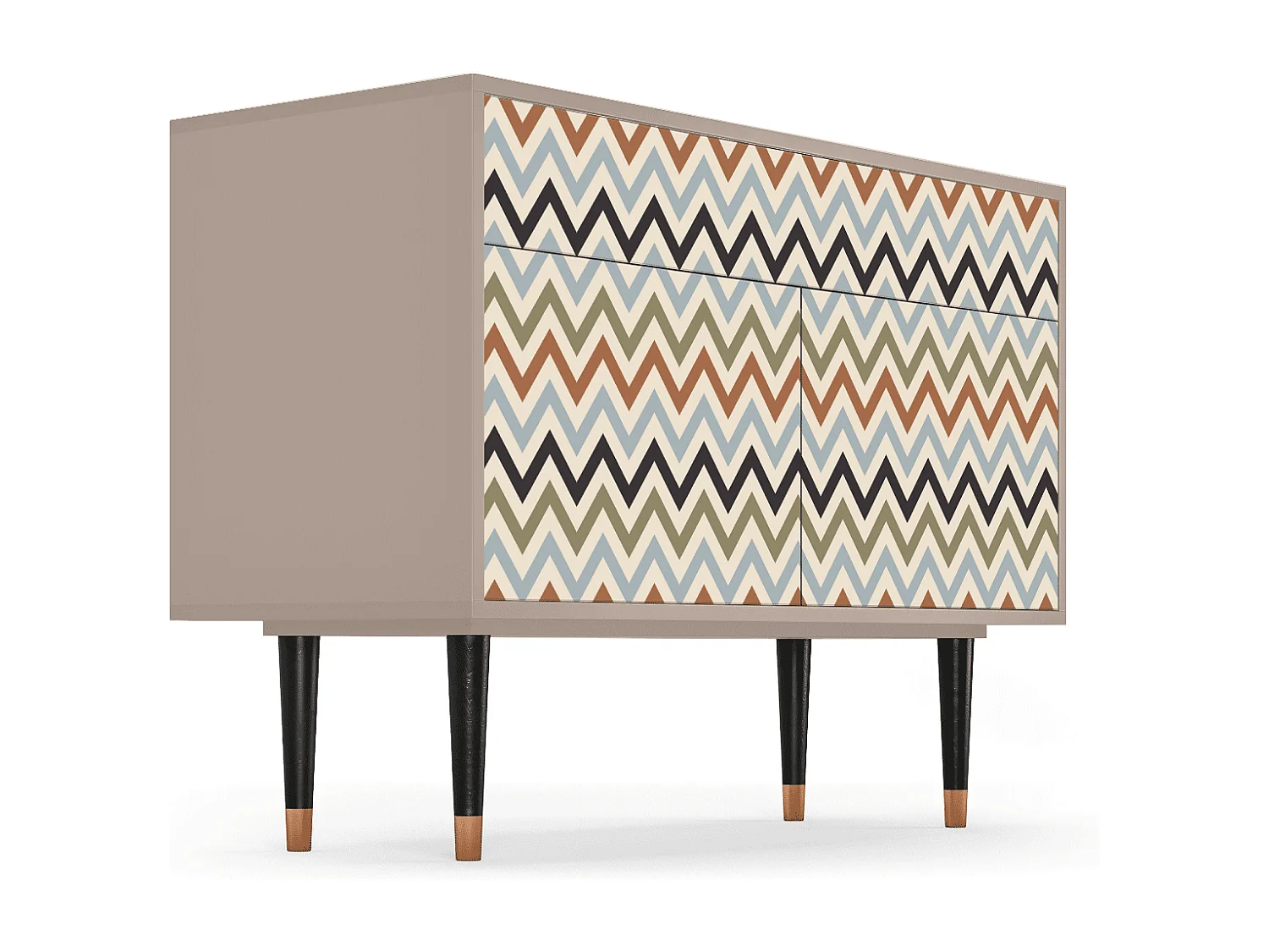 Buffet - 115x85x48 cm - BS4 - Bright Ripple, Latte