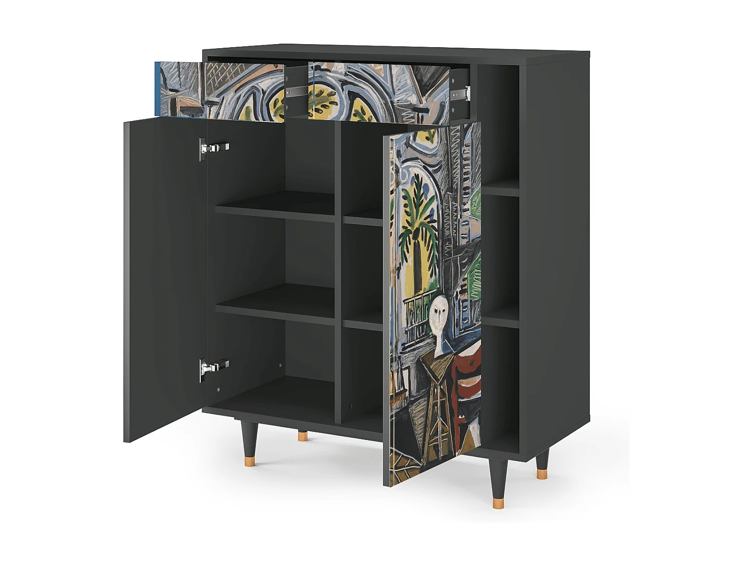 Buffet - 96х110х41 cm - BS6 - The Studio , Anthracite