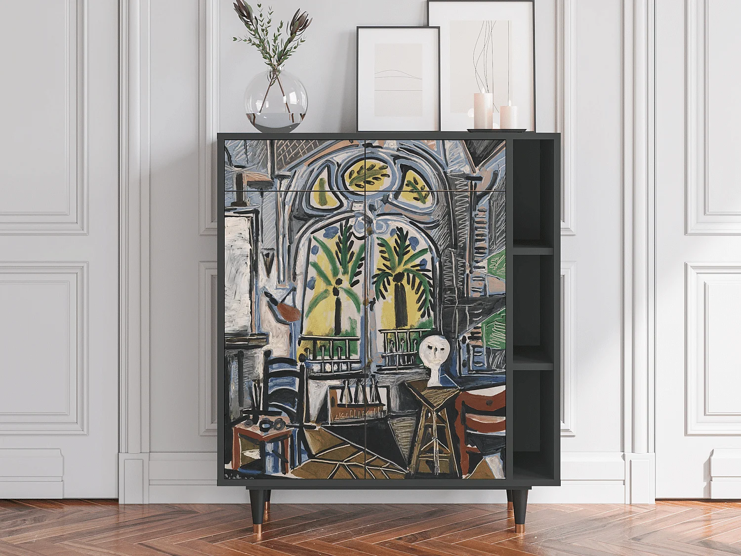 Buffet - 96х110х41 cm - BS6 - The Studio , Anthracite