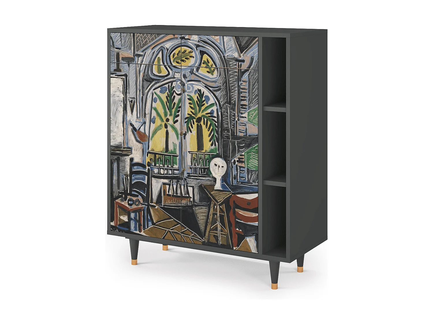 Buffet - 96х110х41 cm - BS6 - The Studio , Anthracite