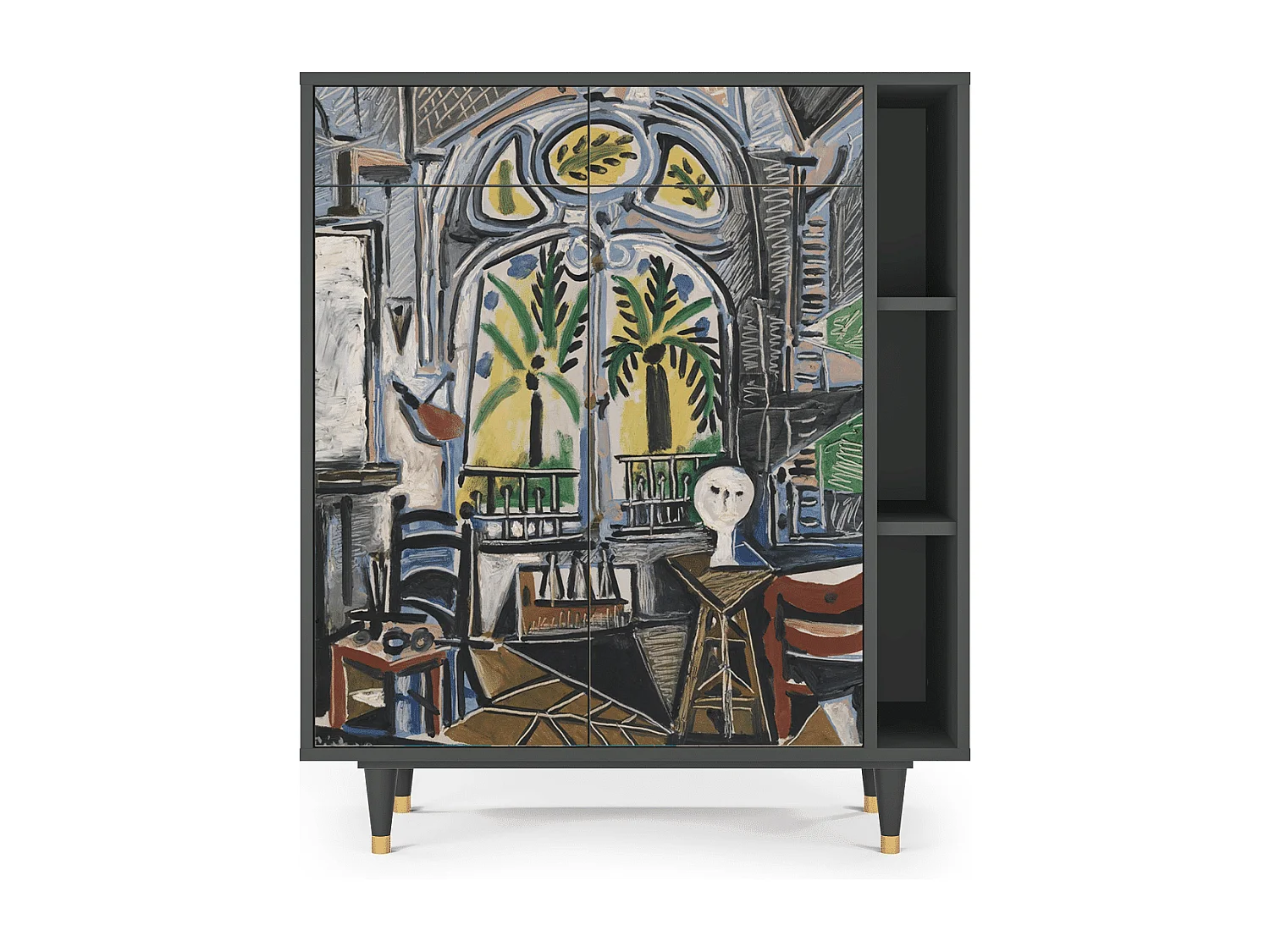 Buffet - 96х110х41 cm - BS6 - The Studio , Anthracite