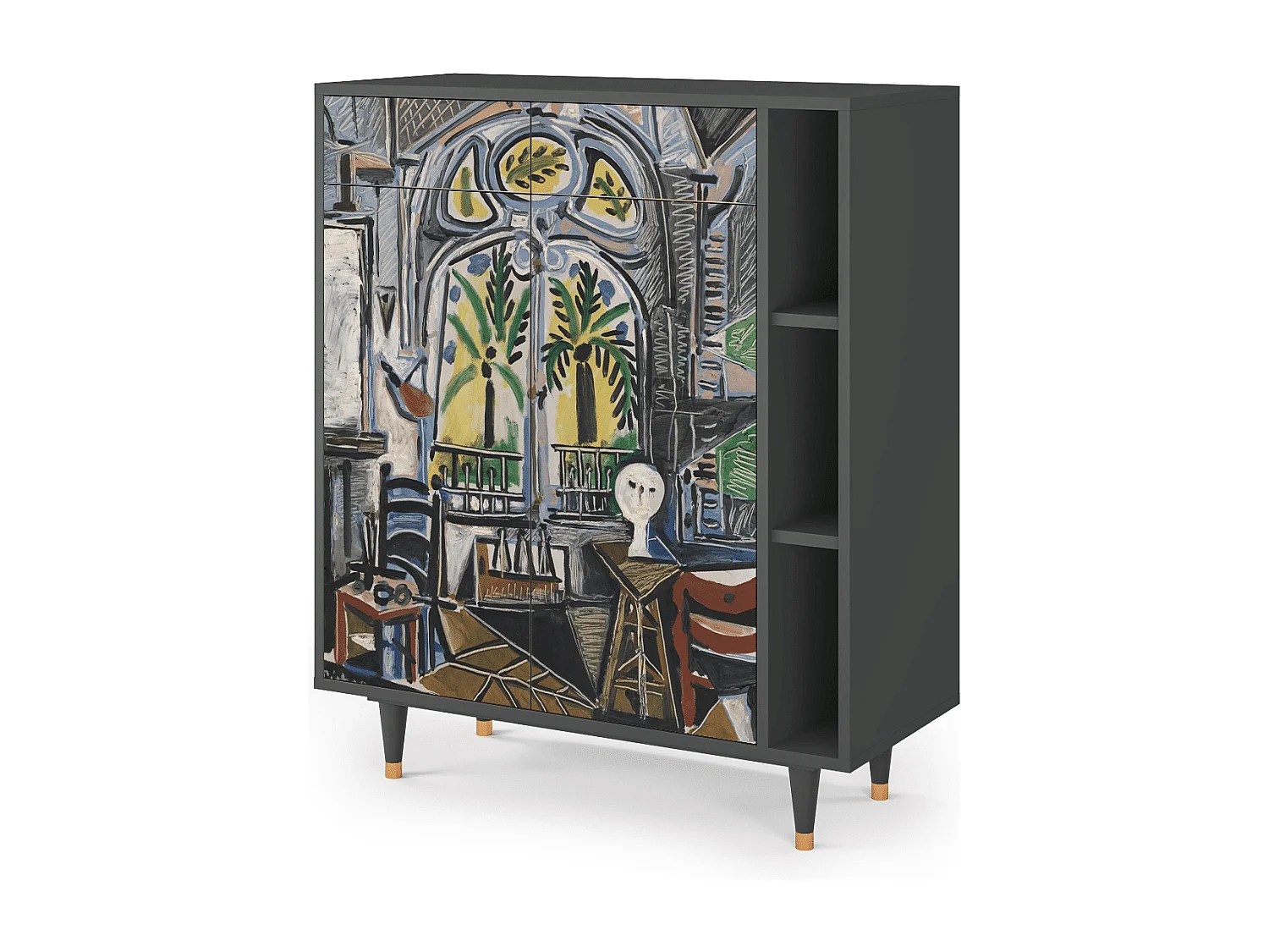 Buffet - 96х110х41 cm - BS6 - The Studio , Anthracite