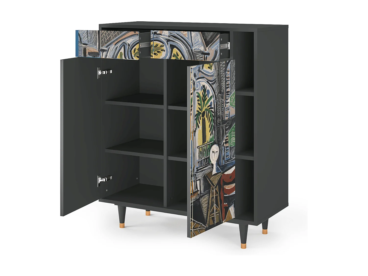 Buffet - 96х110х41 cm - BS6 - The Studio , Anthracite