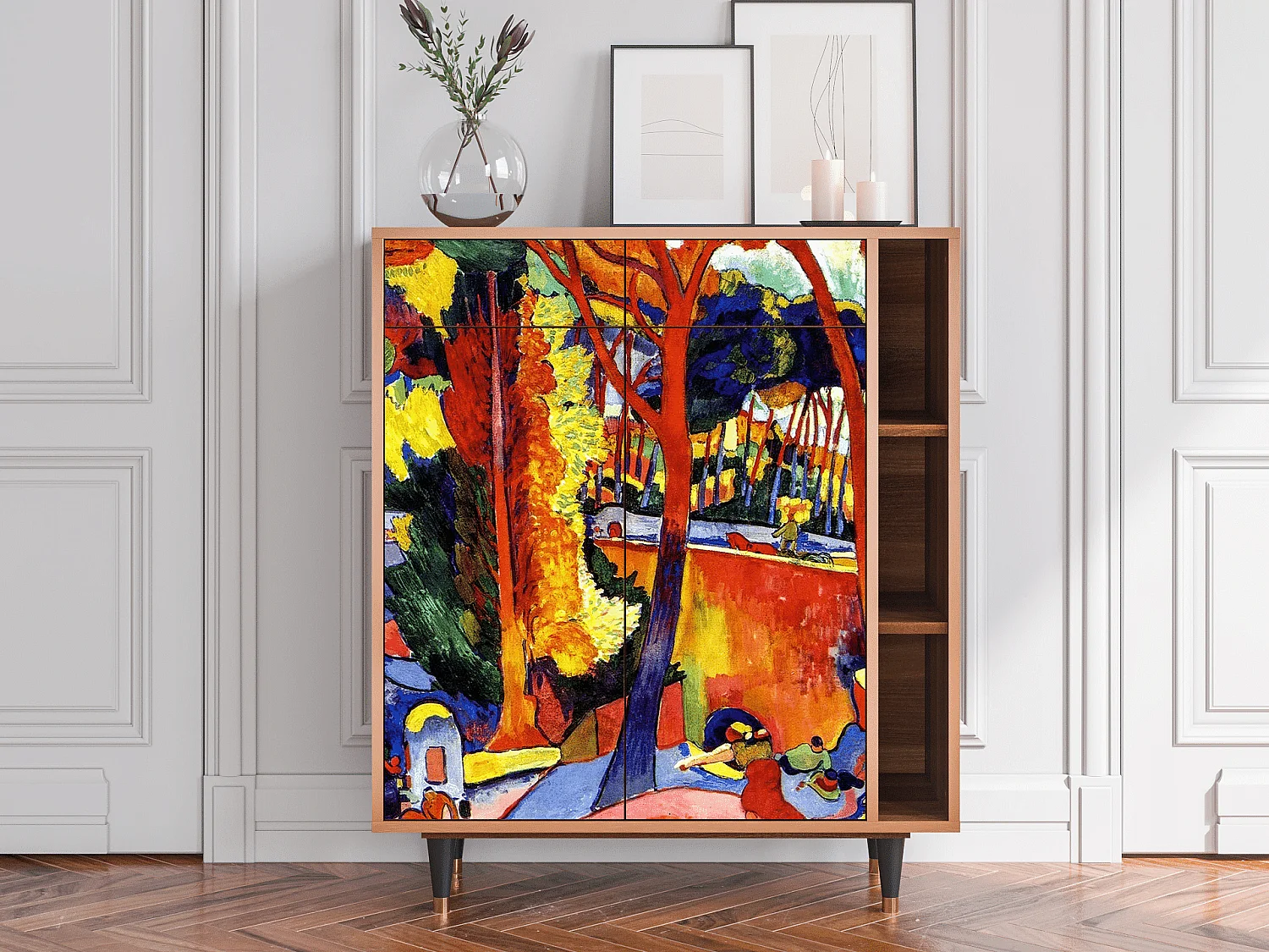 Buffet - 96х110х41 cm - BS6 - The Turning Road, Noyer