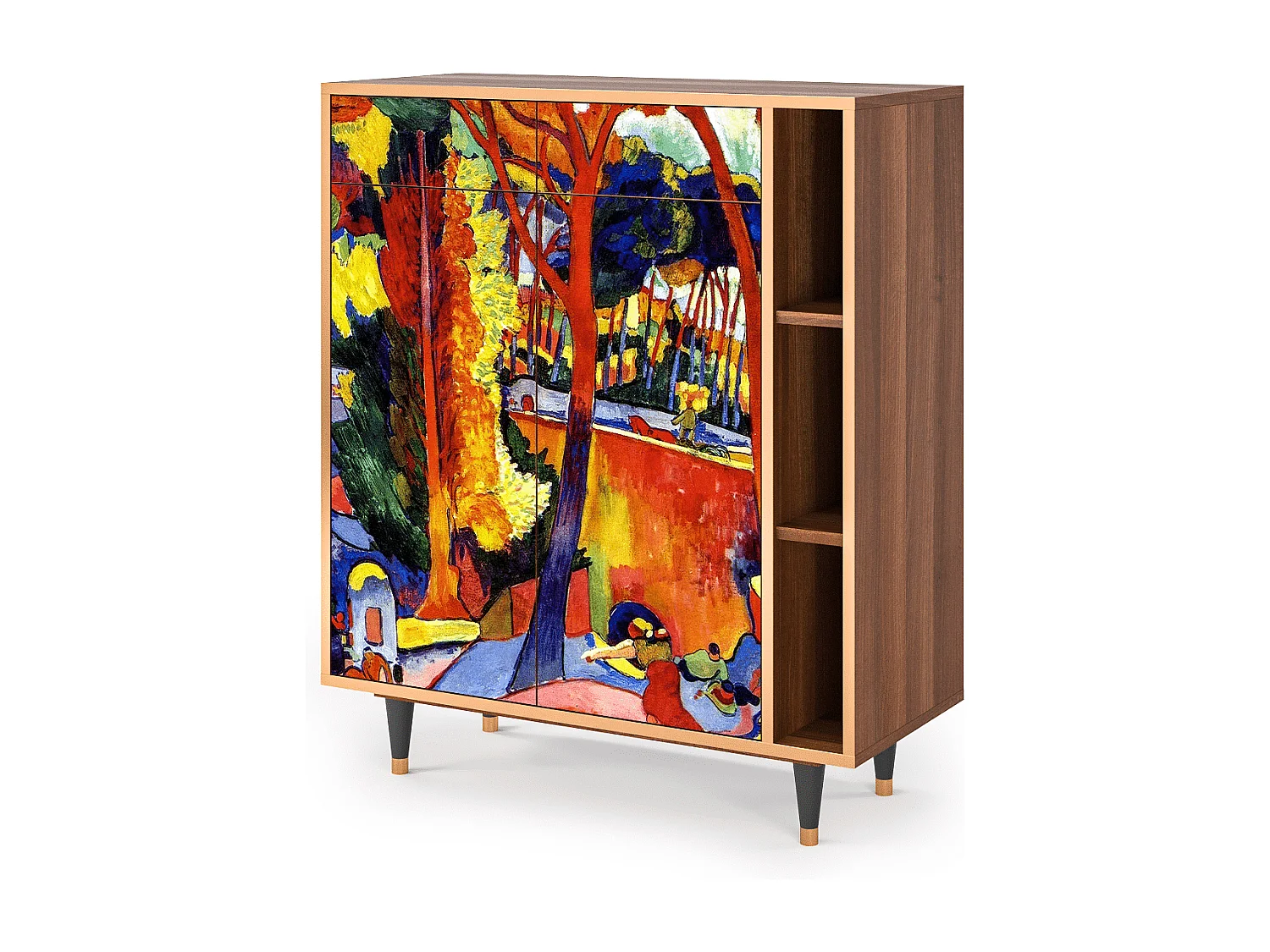 Buffet - 96х110х41 cm - BS6 - The Turning Road, Noyer