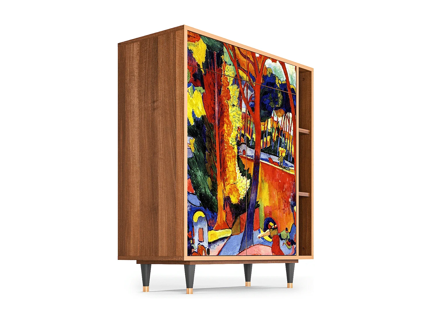 Buffet - 96х110х41 cm - BS6 - The Turning Road, Noyer