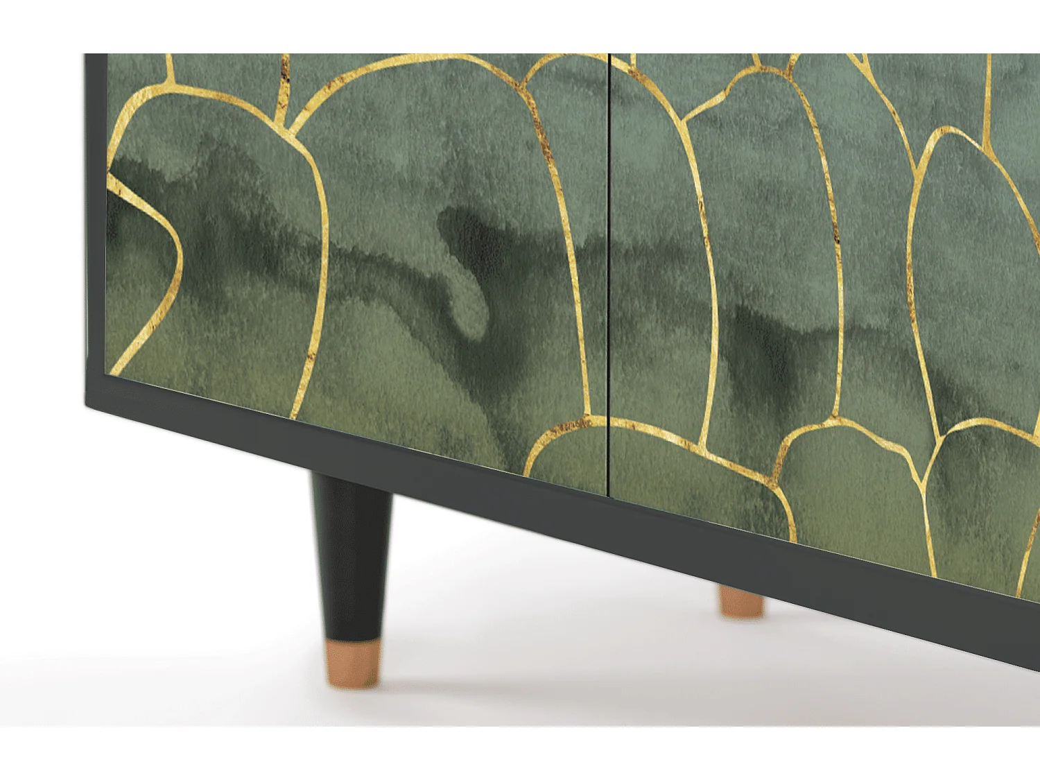 Buffet - 94x96x48 cm - BS3 - Magnificent Water Lily, Anthracite