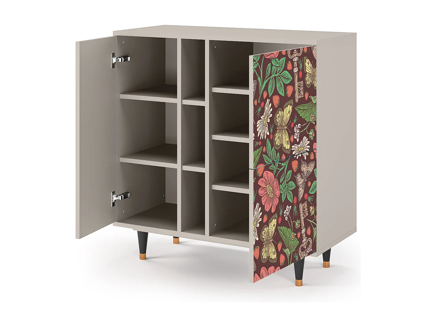 Aparador - 94х96х41 cm - BS5 - Alice in Wonderland, Areia