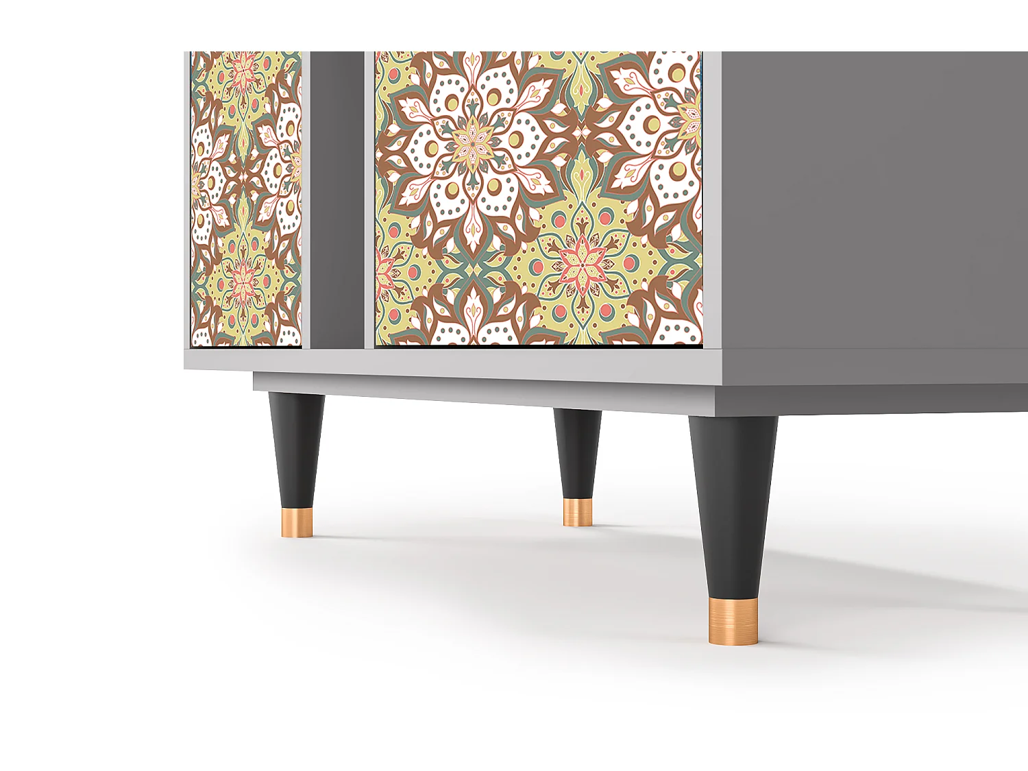 Kredens - 94х96х41 cm - BS5 - Chinese Tea, Szary