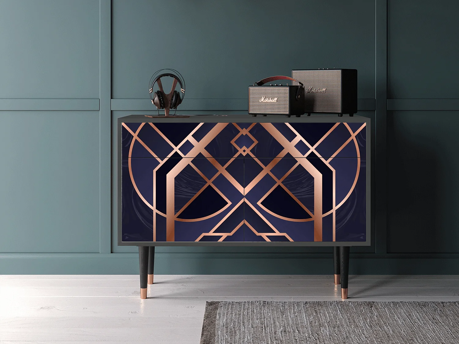 Buffet - 115x85x48 cm - BS4 - Purple Temple, Anthracite