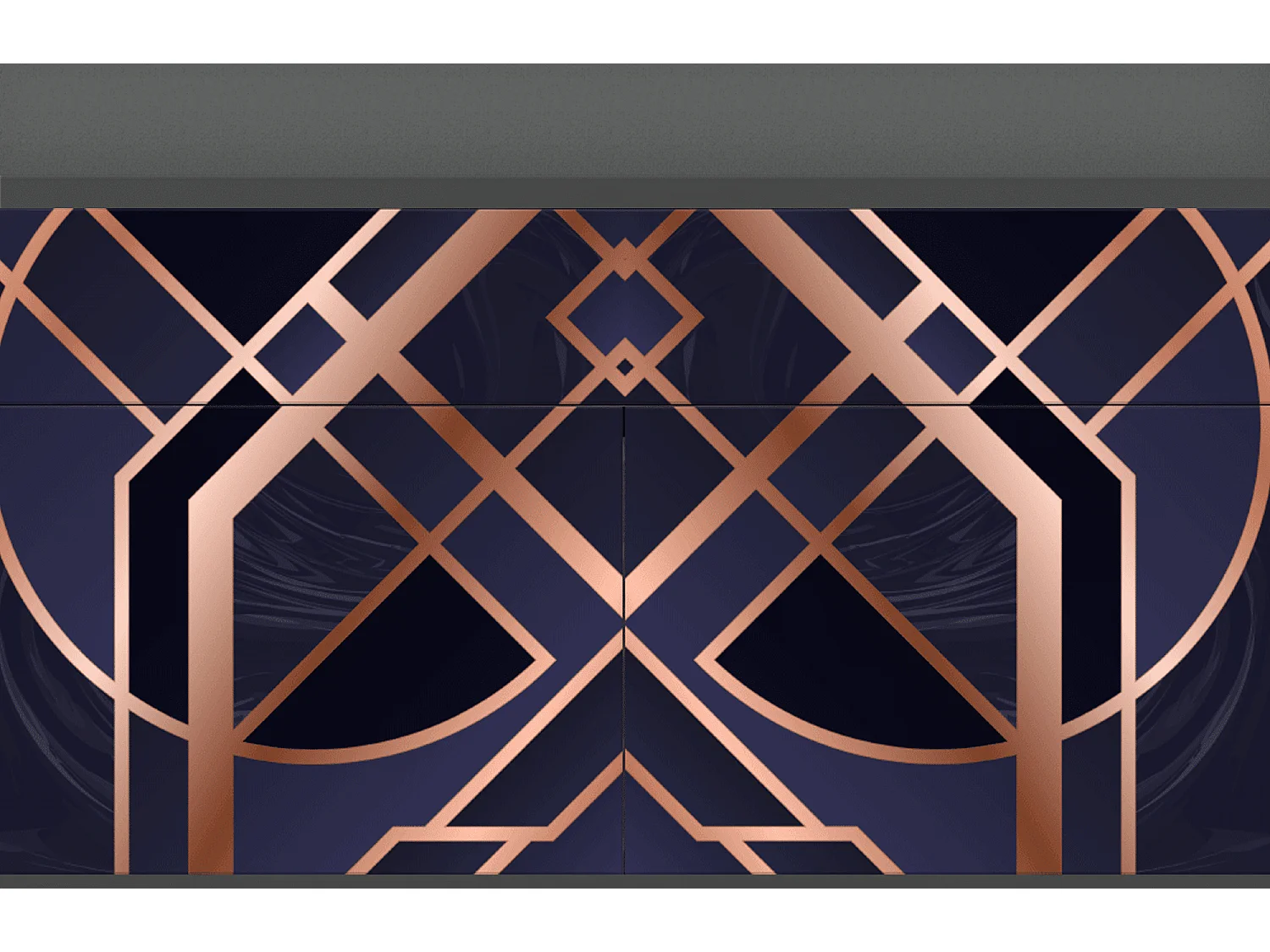 Dressoir - 115x85x48 cm - BS4 - Purple Temple, Antraciet