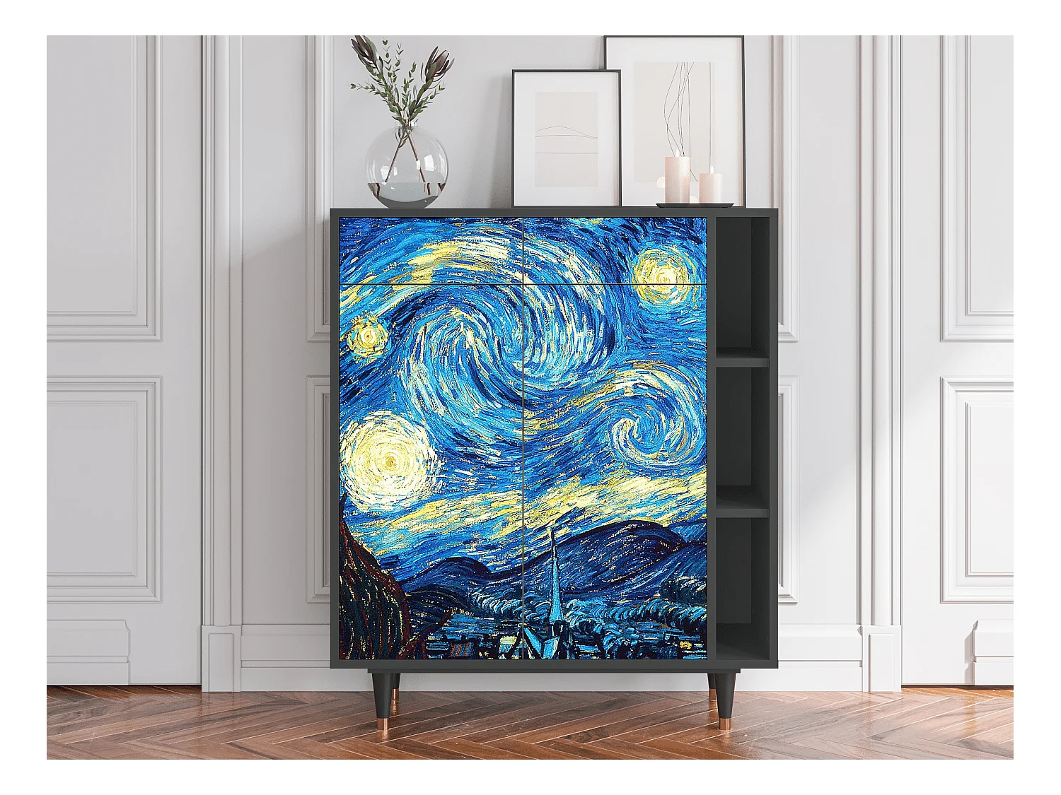 Buffet - 96х110х41 cm - BS6 - The Starry Night  , Anthracite