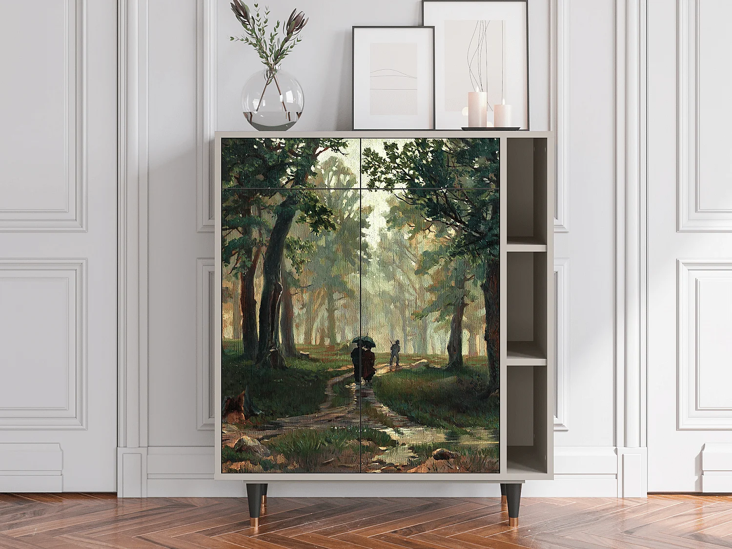 Buffet - 96х110х41 cm - BS6 -  Rain in the Oak Forest, Sable