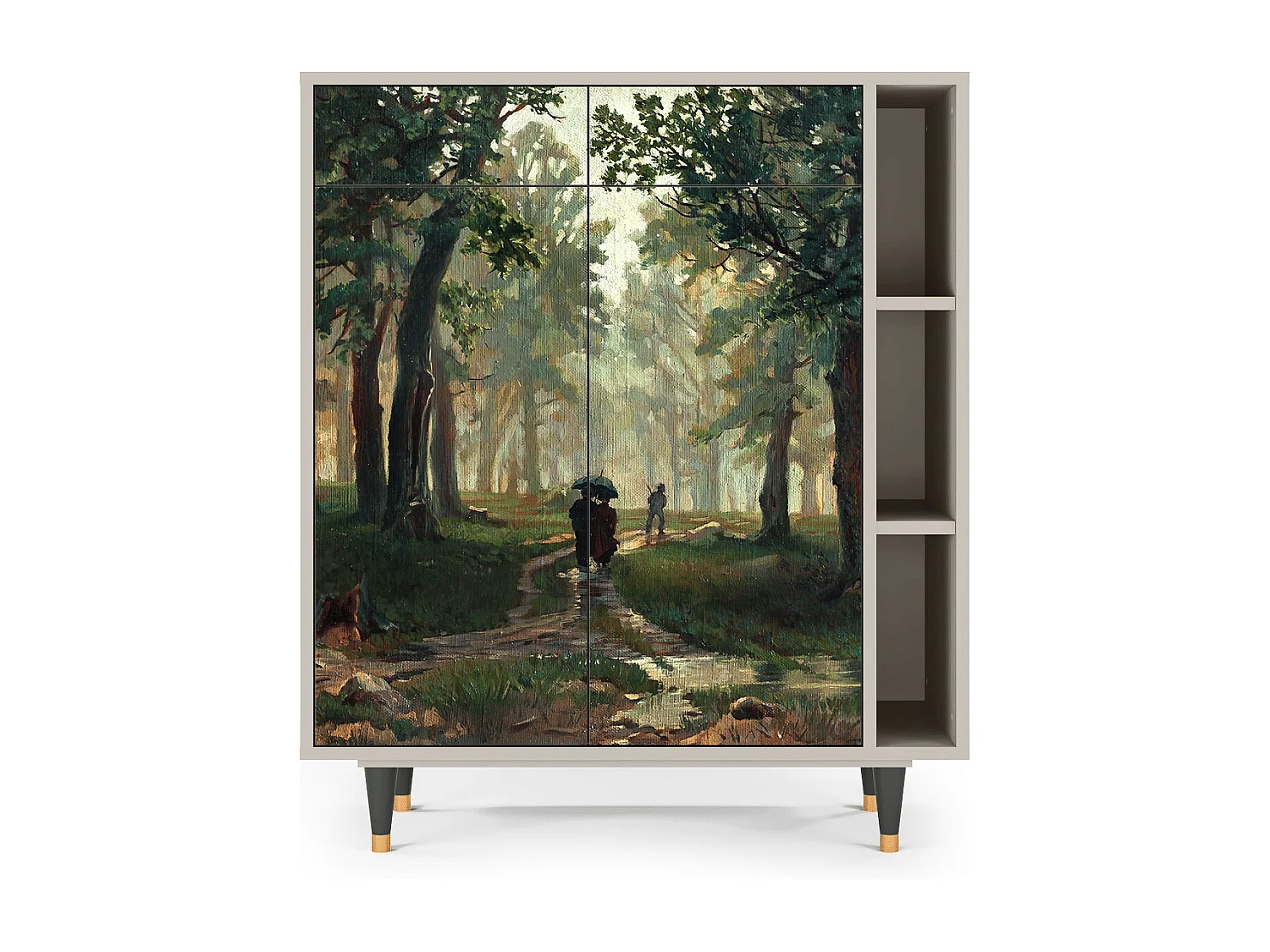 Buffet - 96х110х41 cm - BS6 -  Rain in the Oak Forest, Sable