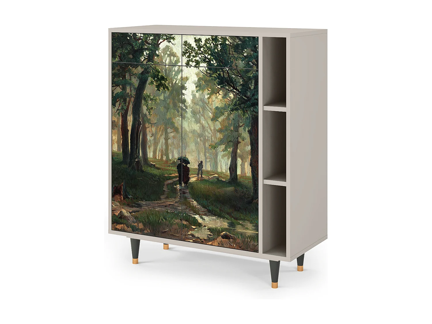 Buffet - 96х110х41 cm - BS6 -  Rain in the Oak Forest, Sable