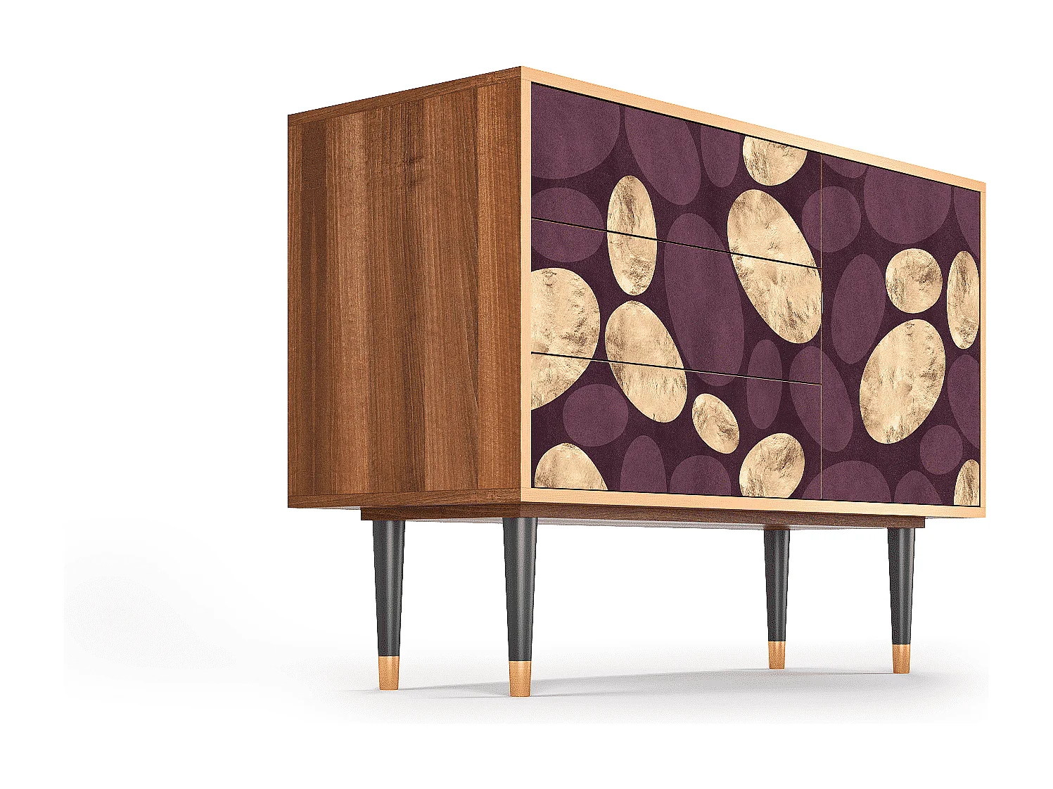 Kredens - 115х84х41 cm - S3 - Fine Wine, Orzech