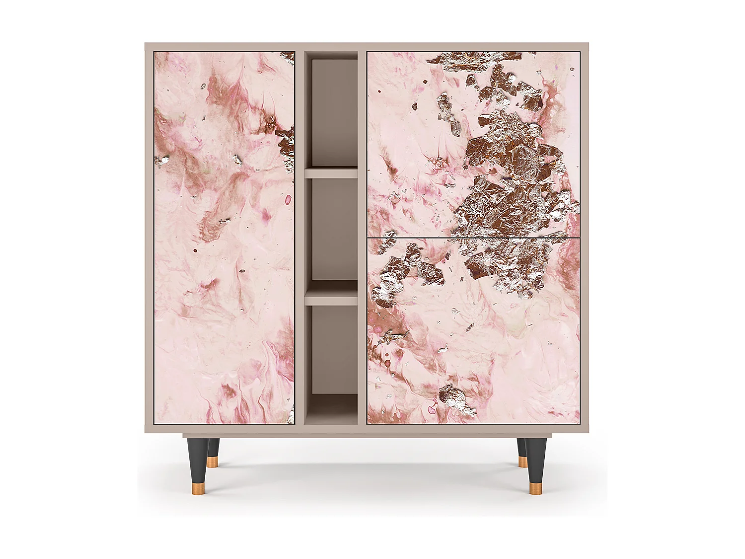 Aparador - 94х96х41 cm - BS5 - Cotton Candy, Latte