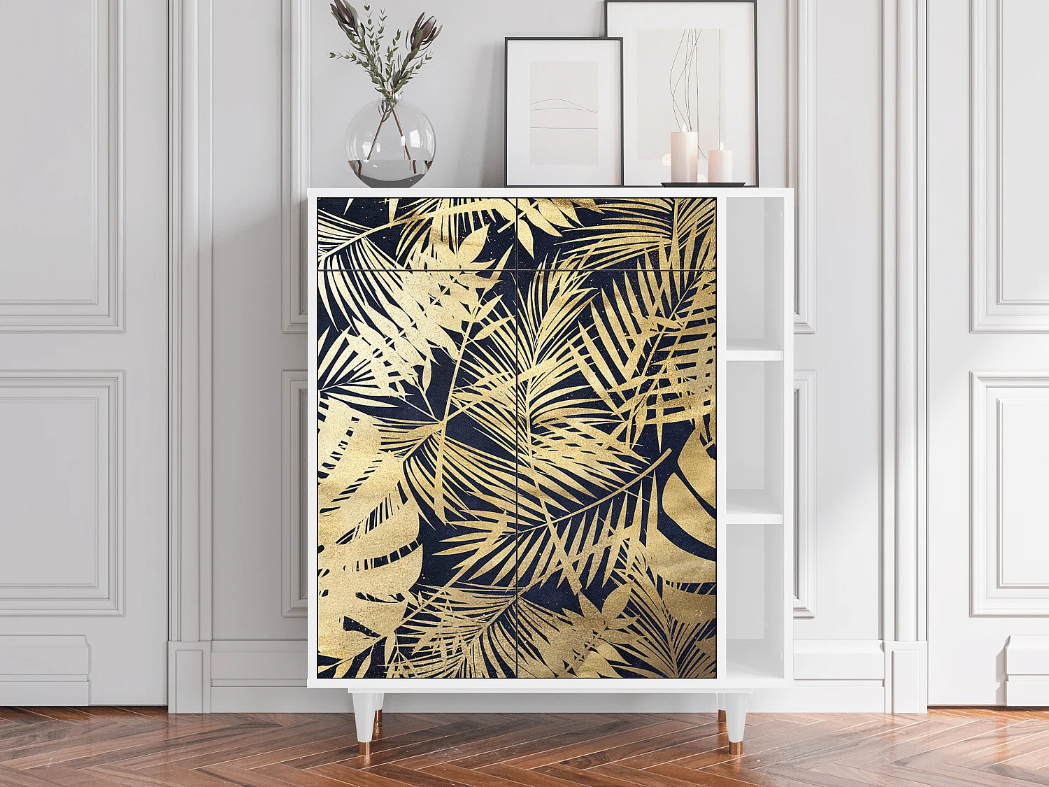 Aparador - 96х110х41 cm - BS6 - Jungle Vibes, Blanco