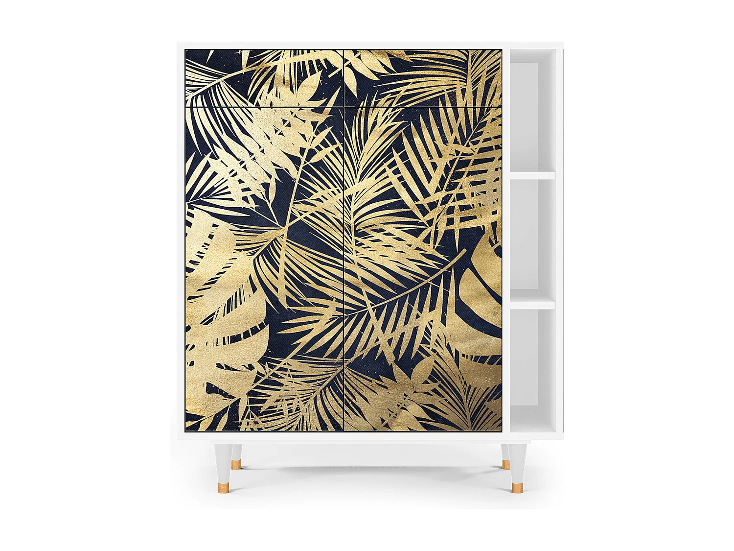 Dressoir - 96х110х41 cm - BS6 - Jungle Vibes, Wit
