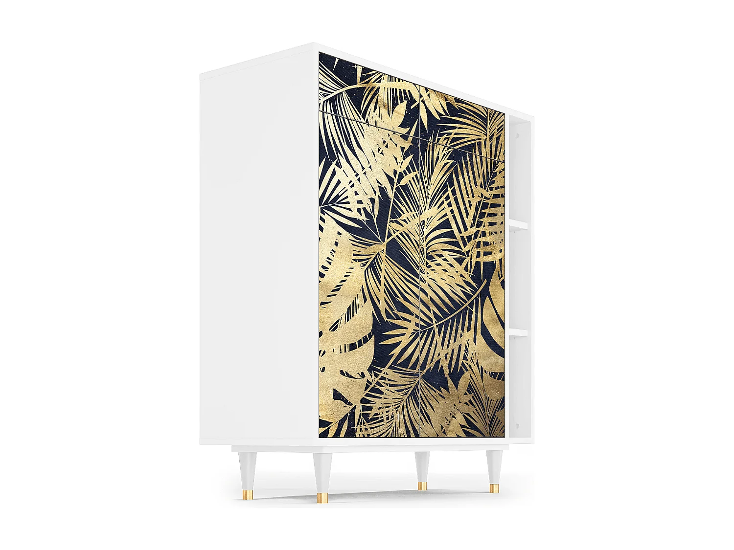 Dressoir - 96х110х41 cm - BS6 - Jungle Vibes, Wit