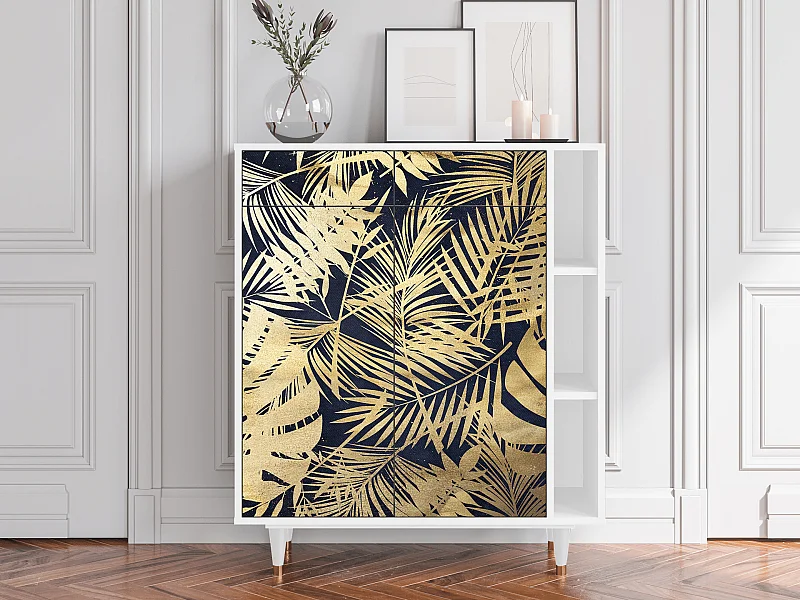 Aparador - 96х110х41 cm - BS6 - Jungle Vibes, Branco