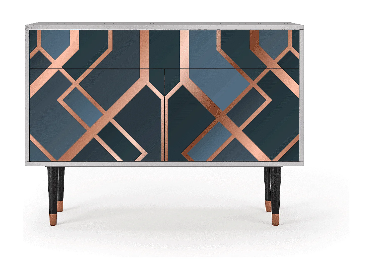 Credenza - 115x85x48 cm - BS4 - Ashy 1920', Grigio