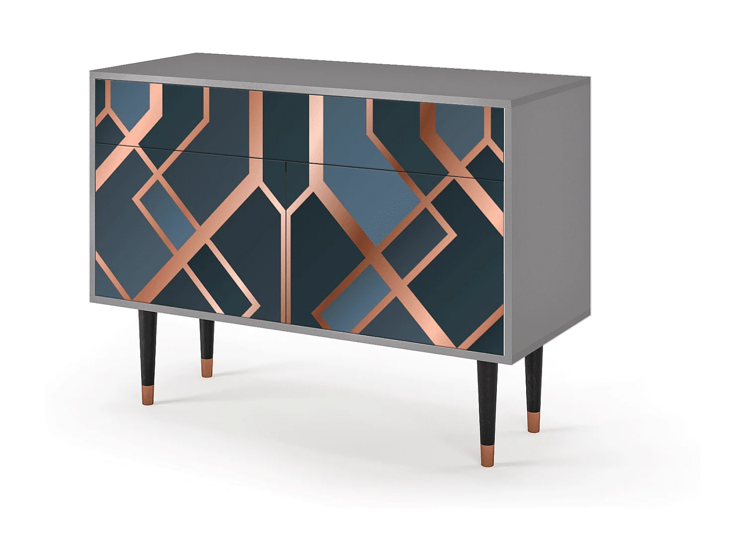 Credenza - 115x85x48 cm - BS4 - Ashy 1920', Grigio