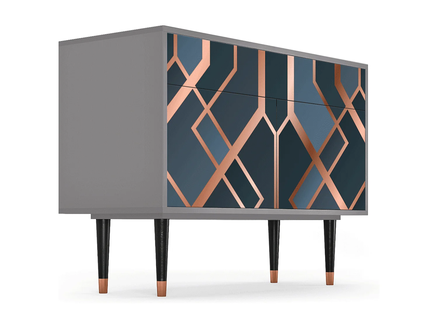 Credenza - 115x85x48 cm - BS4 - Ashy 1920', Grigio