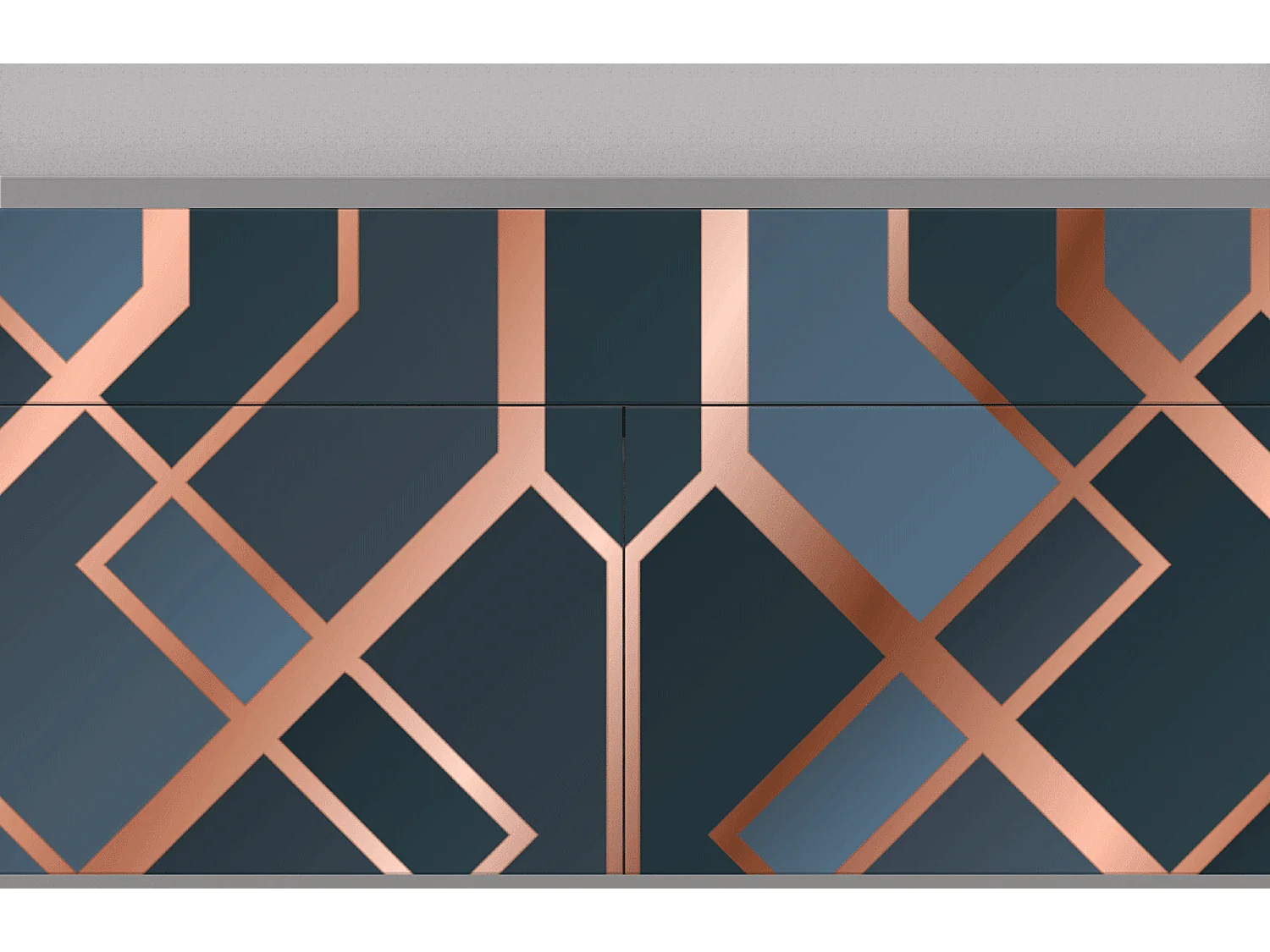 Credenza - 115x85x48 cm - BS4 - Ashy 1920', Grigio