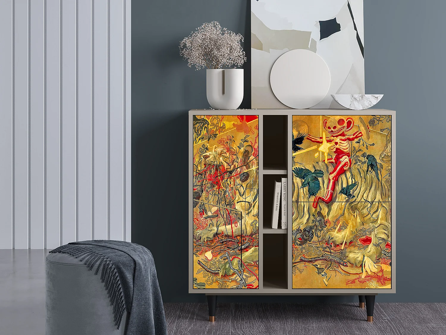 Aparador - 94х96х41 cm - BS5 - Blood by James Jean, Arena