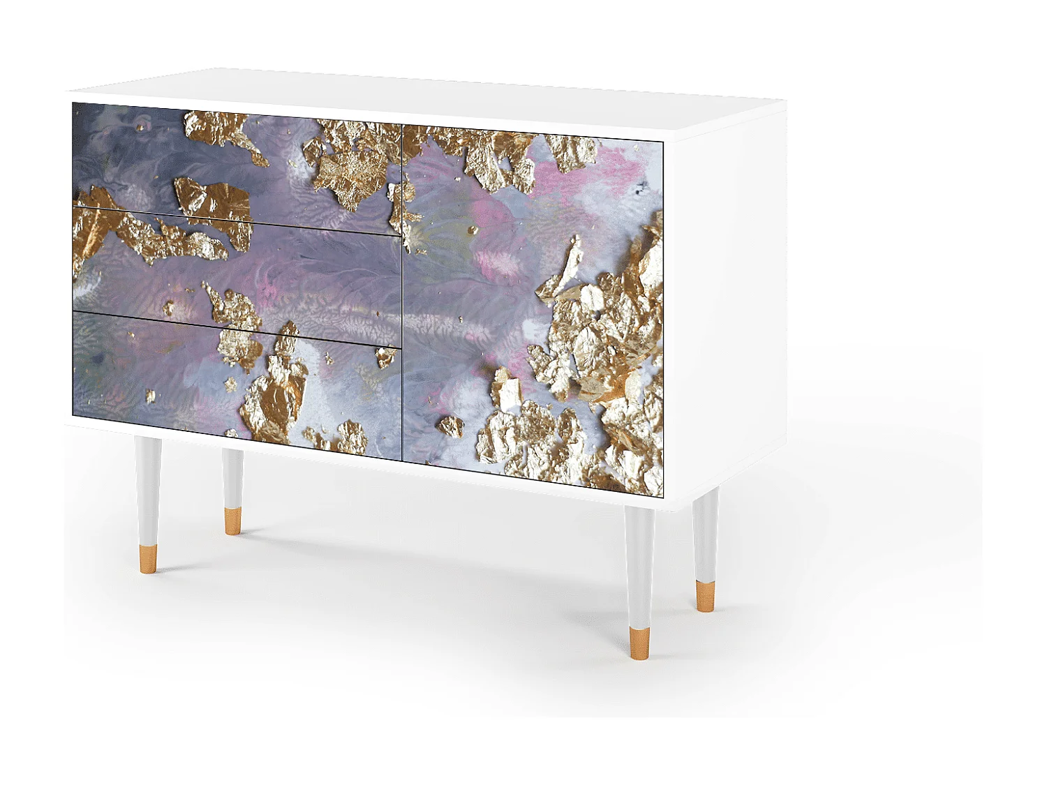 Buffet - 115х84х41 cm - S3 - Planet Earth, Blanc