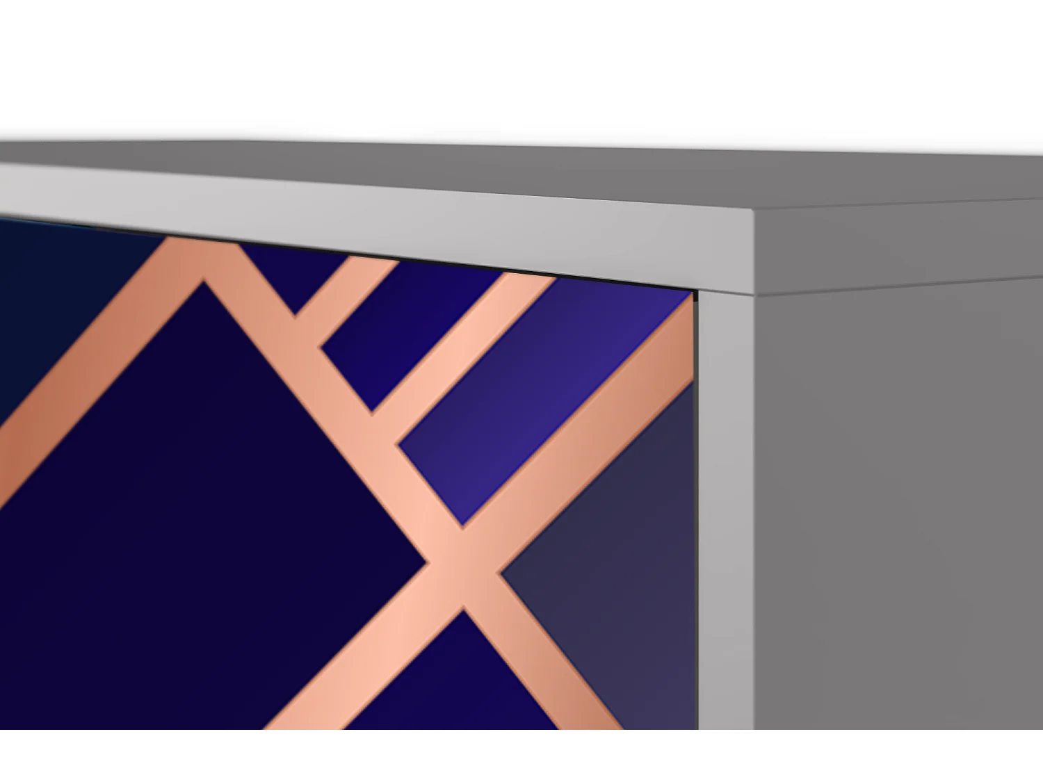 Aparador - 115х84х41 cm - S3 - Aquamarine Getsby, Gris