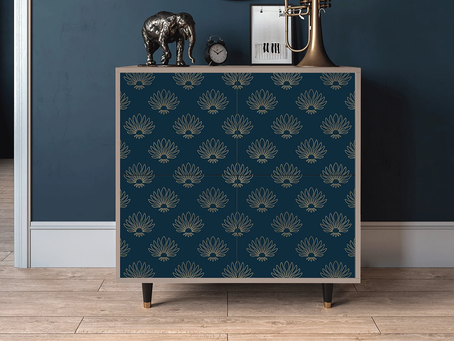Dressoir - 94x96x48 cm - BS3 - Blue Lotus, Latte