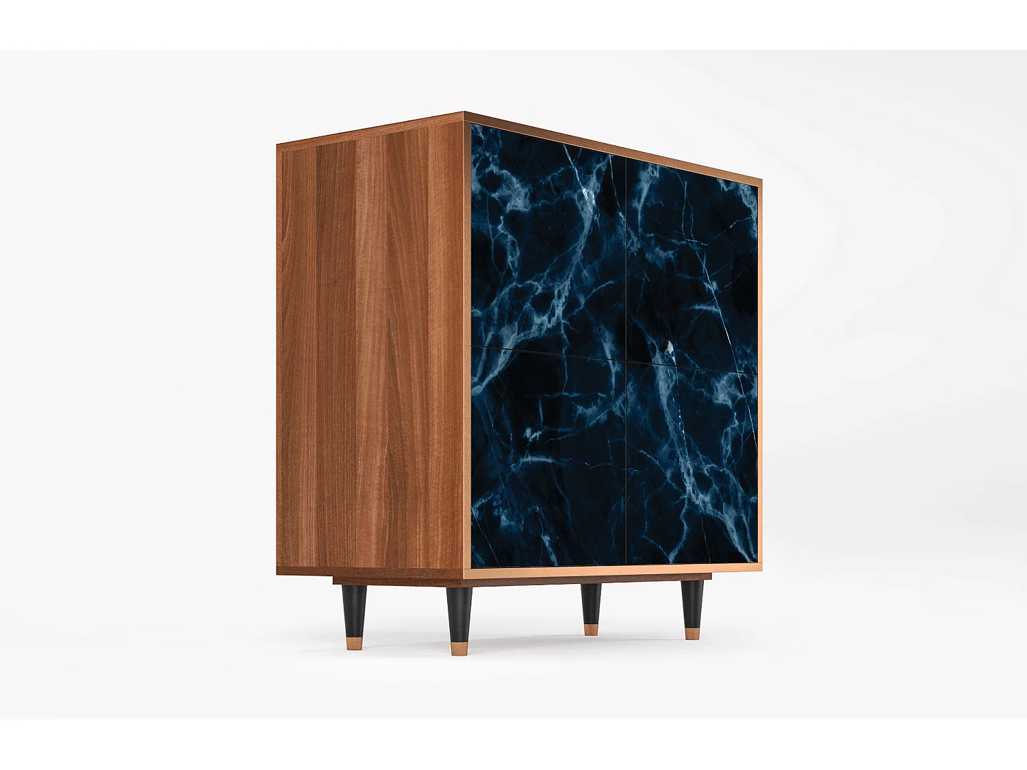 Aparador - 94x96x48 cm - BS3 - Deep Ocean, Nogueira